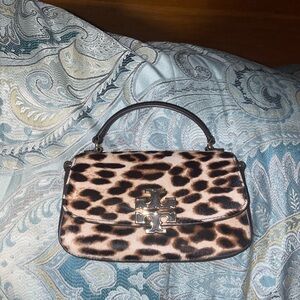 Brand New Tory Burch Leopard Print Mini Bag